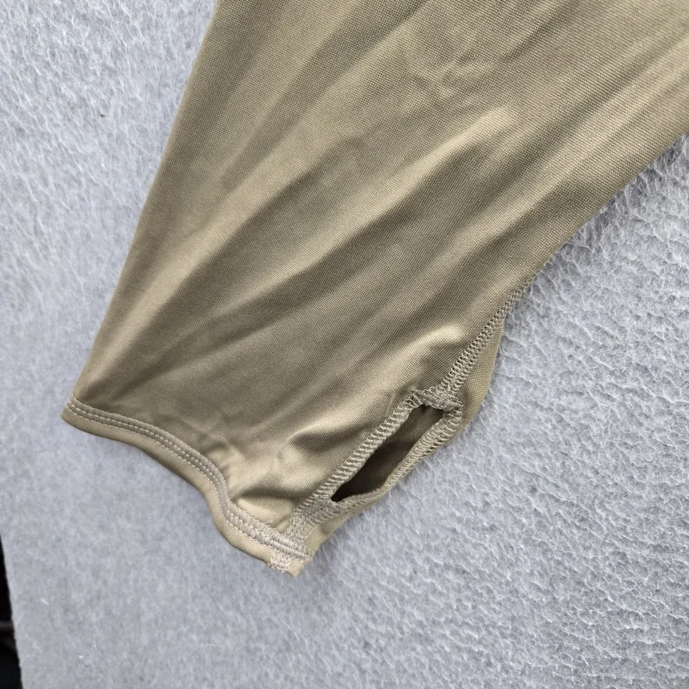 Milliken Men Shirt XL Tan Undershirt Cold Weather Gen III Thermal Long Sleeve